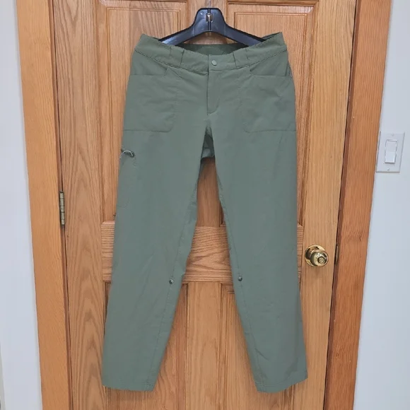 Eastern Mountain Sports (EMS) hiking pants,   olive green, 8R, Preowned - Picture 2 of 16